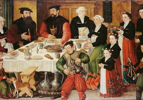 Menu a buffet
